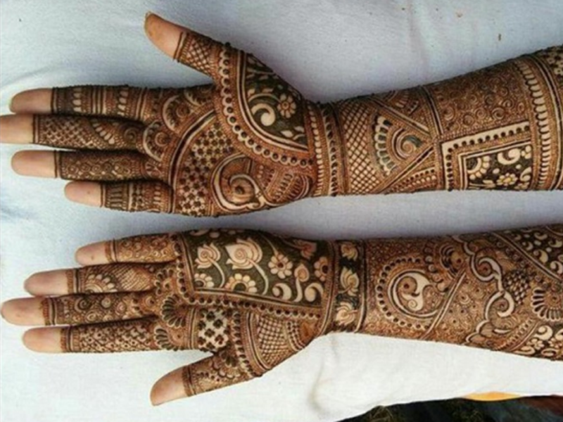 Engagement Mehndi in Bikaner